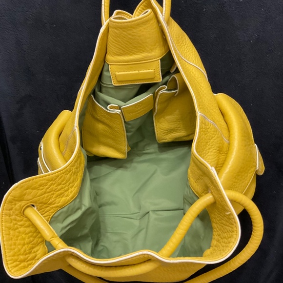 Cole Haan yellow leather shoulder bag - Picture 4 of 4